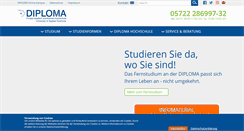 Desktop Screenshot of diploma.de