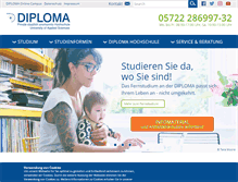 Tablet Screenshot of diploma.de