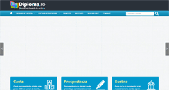 Desktop Screenshot of diploma.ro