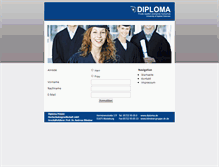 Tablet Screenshot of newsletter.diploma.de